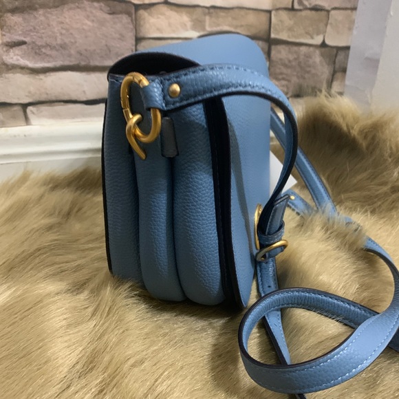 SOLDAuthentic TORY BURCH Leather Saddle flap crosb - Picture 5 of 16